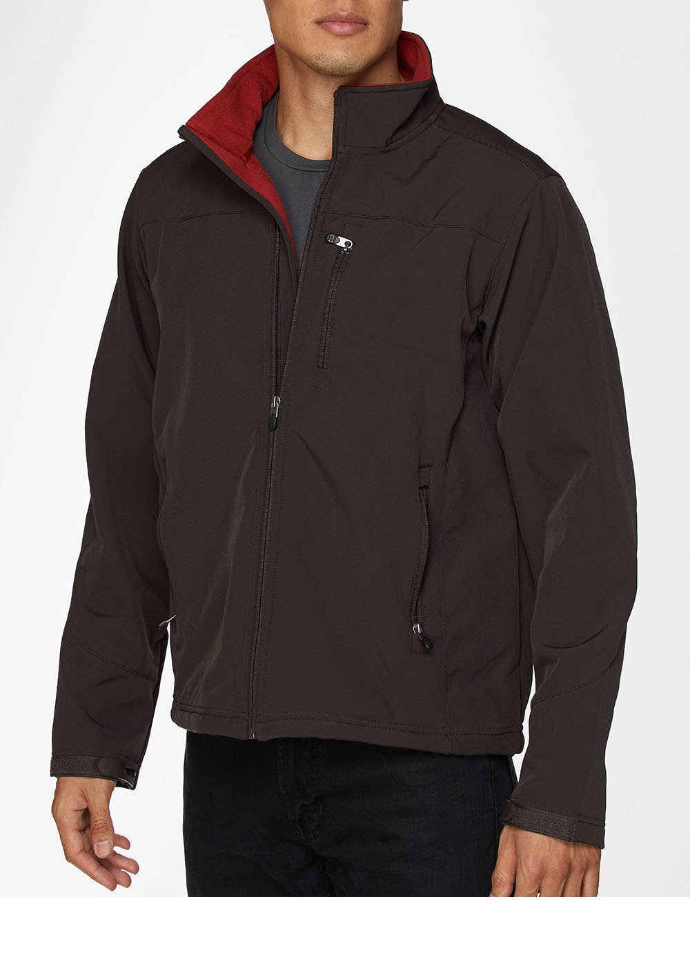 Rodeo Clothing - Wholesale Jacket - Men's - Men's high-quality soft shell bonded jacket with contrast18