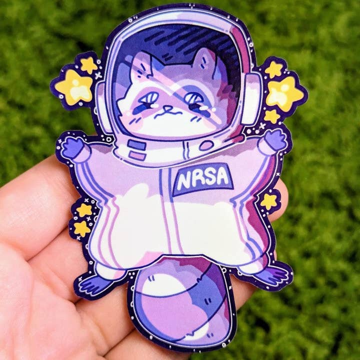 Milky Tomato - Wholesale Sticker - Space Raccoon Stickers!
