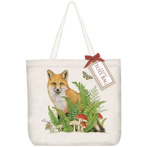 Fern Fox Tote Bag for wholesale by Mary Lake-Thompson Ltd.