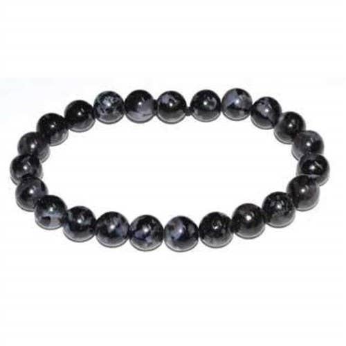Eastern Trading - Vente Bracelet de perles - Bracelet en Indigo Gabbro 8 mm0