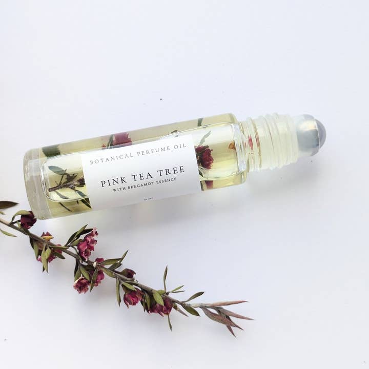 Naturopathic Alchemy - Wholesale Essential oil roll-on - Perfume Pink Tea tree with bergamot 10ml roll on0