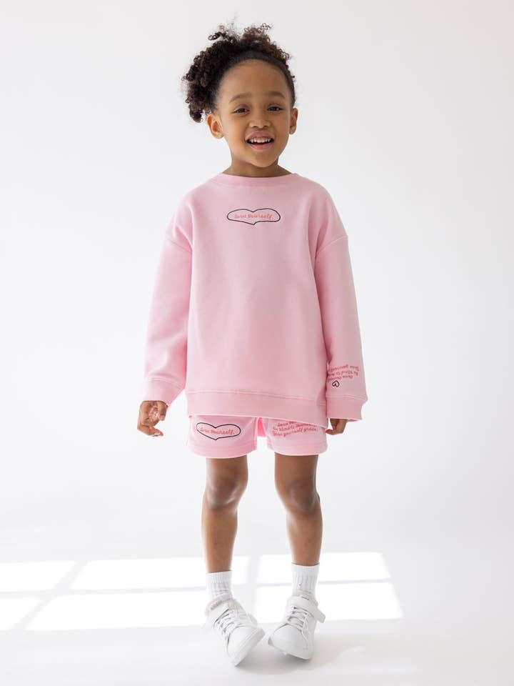 Naomi's Happy Place Shop - Wholesale Sweatshirt - Kids - Love Yourself Kids Crewneck