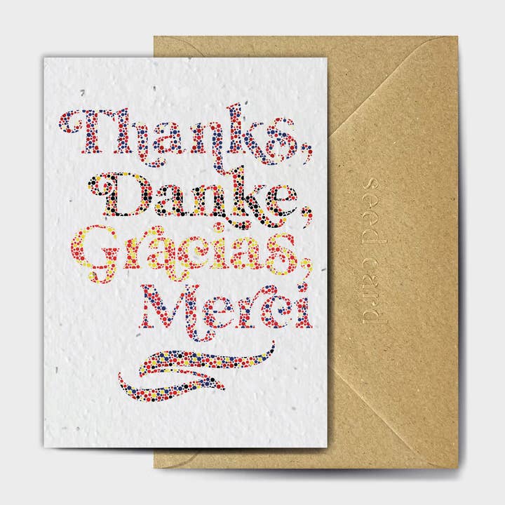 All The Dotty Languages for wholesale by The Seed Card Company