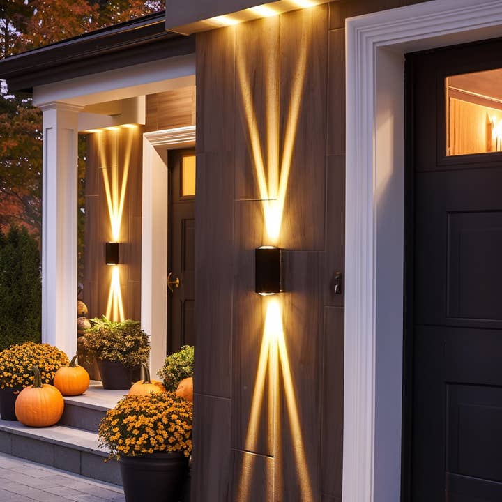 EP Design Lab - Wholesale Outdoor/Lawn Light - LED Waterproof Outdoor Beam Wall Light // Set of 2