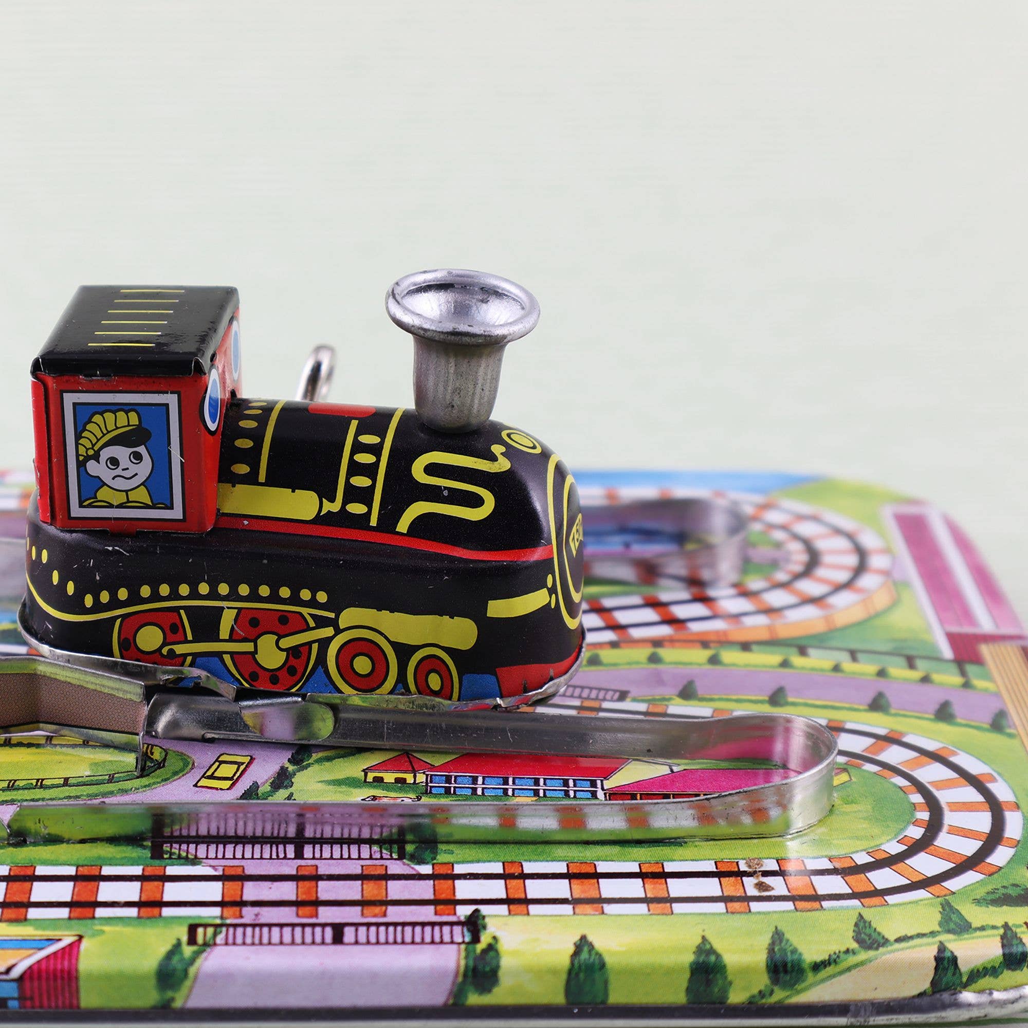 Tribal Trade GmbH - Wholesale Toy Set - Kids - Tin toy playtrack modern train set with locomotive sheet8