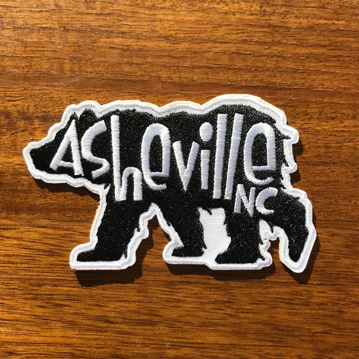 Asheville PATCH - Black Bear NC North Carolina for wholesale by Sprouted Scribbles