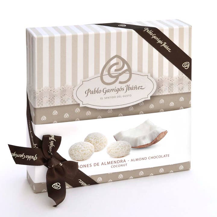 PABLO GARRIGÓS IBÁÑEZ - Wholesale Chocolate Box - Chocolate Vintage Almond & Coconut Chocolate 100g0