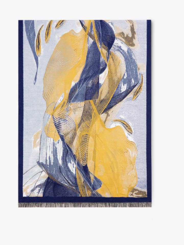 Écharpe Premium à Coup de Pinceau Abstrait pour la vente par Original USA