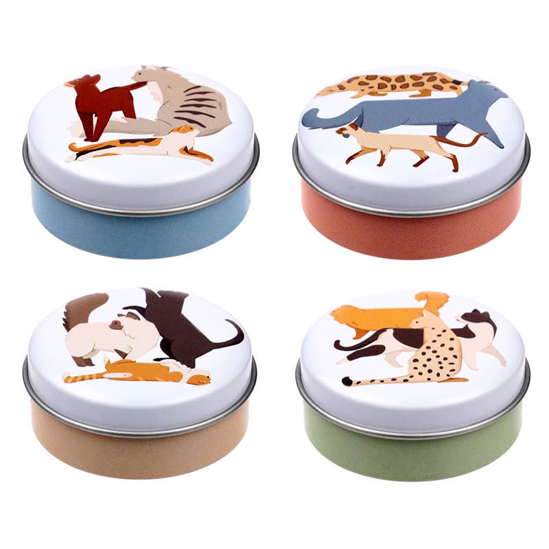 Puckator Ltd – wholesale Lip Balm – Feline Fine Cat Lip Balm in a Tin1