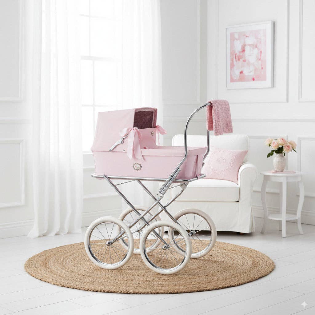 Maria & Jesus - Wholesale Doll Stroller - Kids - Sweet Car + Napa Bag - Customizable Color, Size, and with Your Name!1