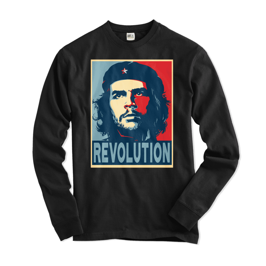 Art-O-Rama Shop – wholesale T-shirts med screentryck – Unisex – Che Guevara Revolution, Hope Style långärmad skjorta0