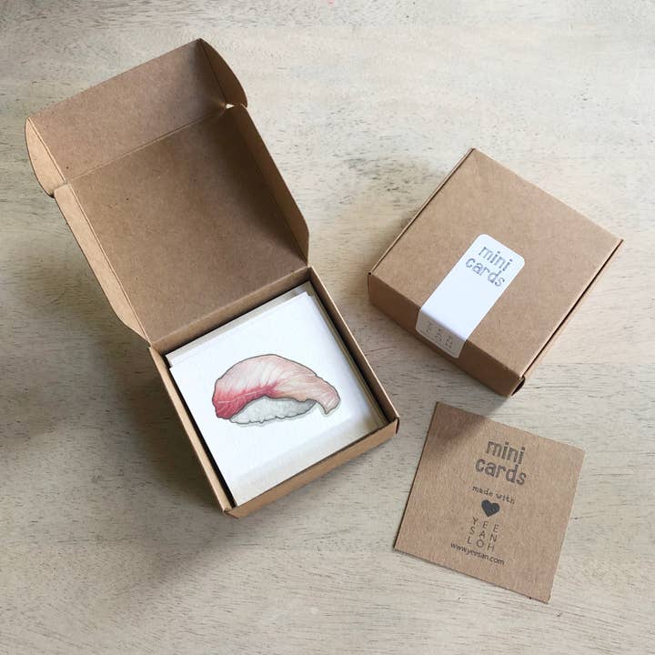 Mini Cards Set / Sushi . Nigiri for wholesale by Yeesan Loh