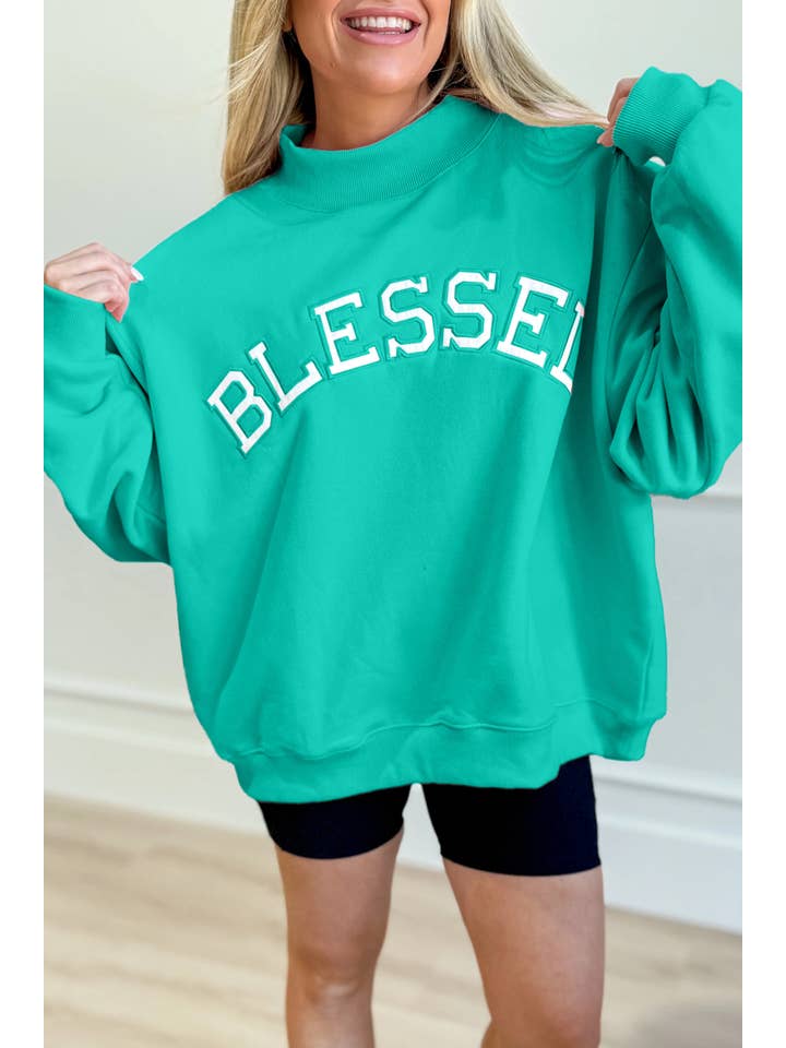 fashionworks - Vente Sweat-shirt – femme - Sweat-shirt oversize à col montant patché Sweetheart de la Saint-Valentin1