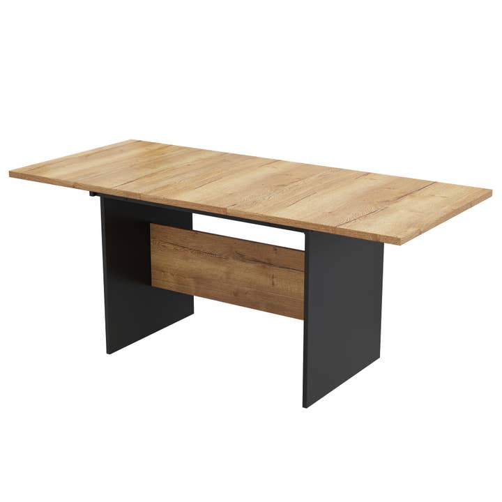 Urban Meuble - Wholesale Side Table - Extendable dining table wood effect 140-180*80 cm SCRAISCALS