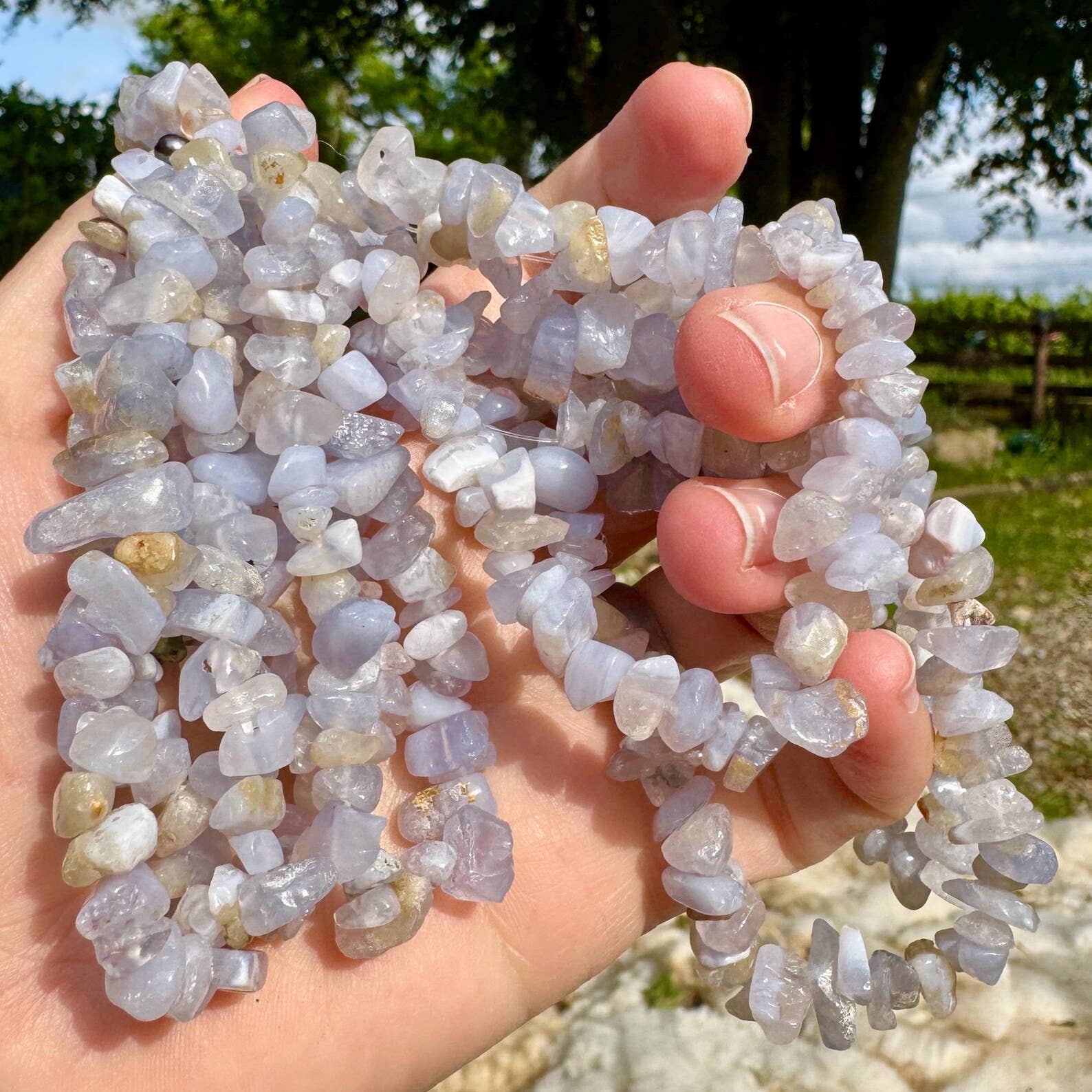 Elf Kendal Hippies - Wholesale Beaded Bracelet - crystal chip bracelet stretch bracelet gemstone jewelry elf9