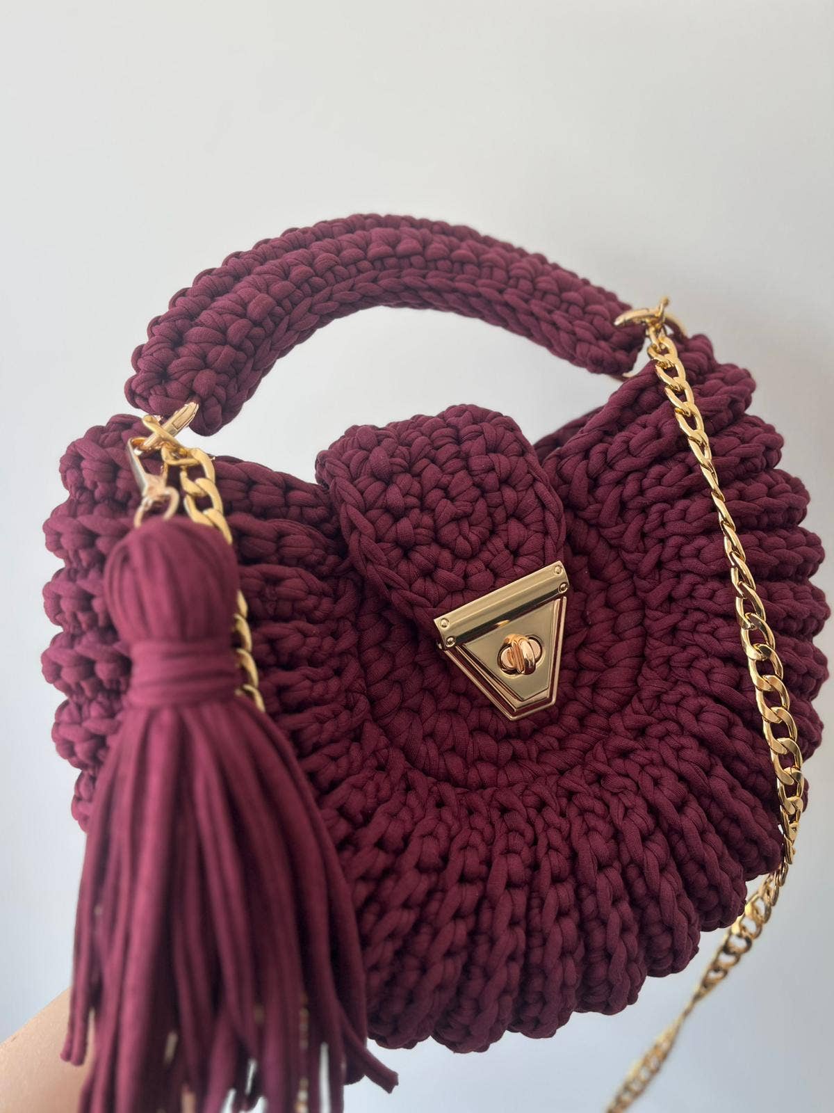 CHQEL - Vente Pochette – femme - Sac pochette vert CHQEL pour femmes Sac à main crocheté fait main1