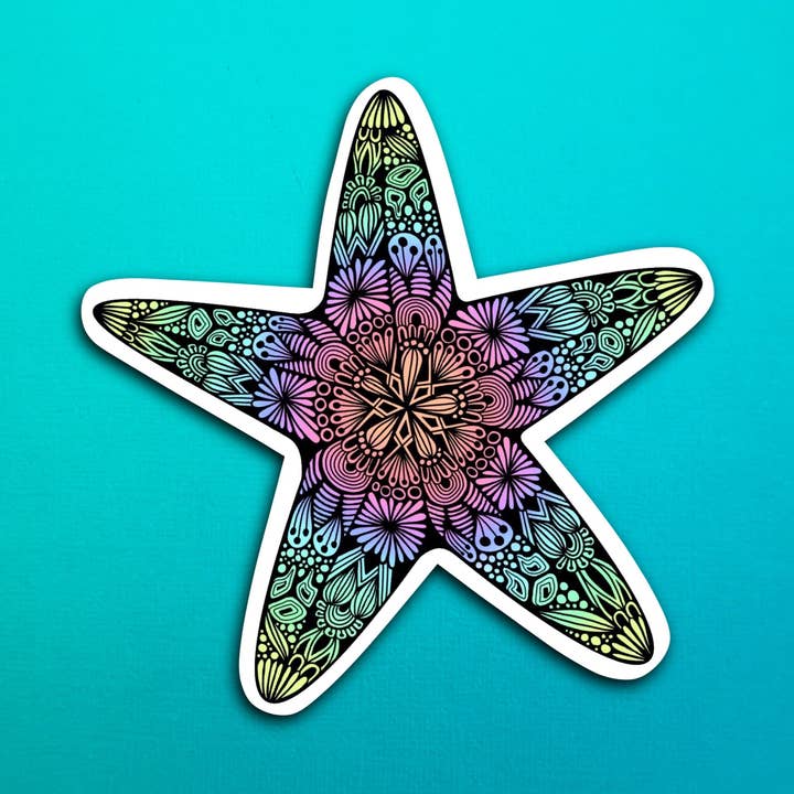 StarfIsh Sticker (WATERPROOF) for wholesale by Zenspire Designs