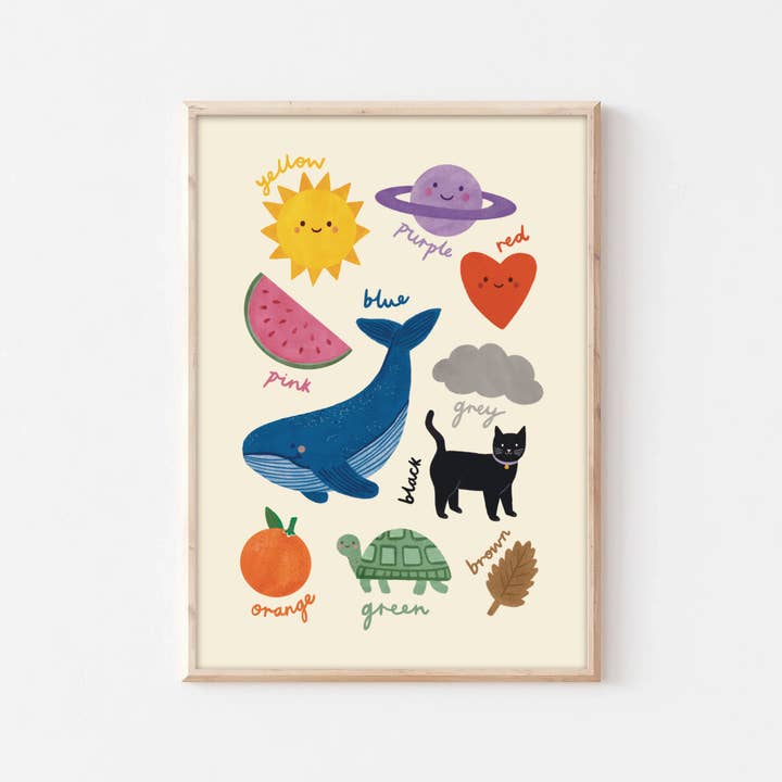 Lauren Sissons Studio - Vendita all'ingrosso Stampa artistica - Bambini e neonati - Stampa didattica a colori, decorazione da parete per bambini