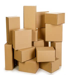 Brown Corrugated Shipping Boxes - 12x12x12 - 25pk