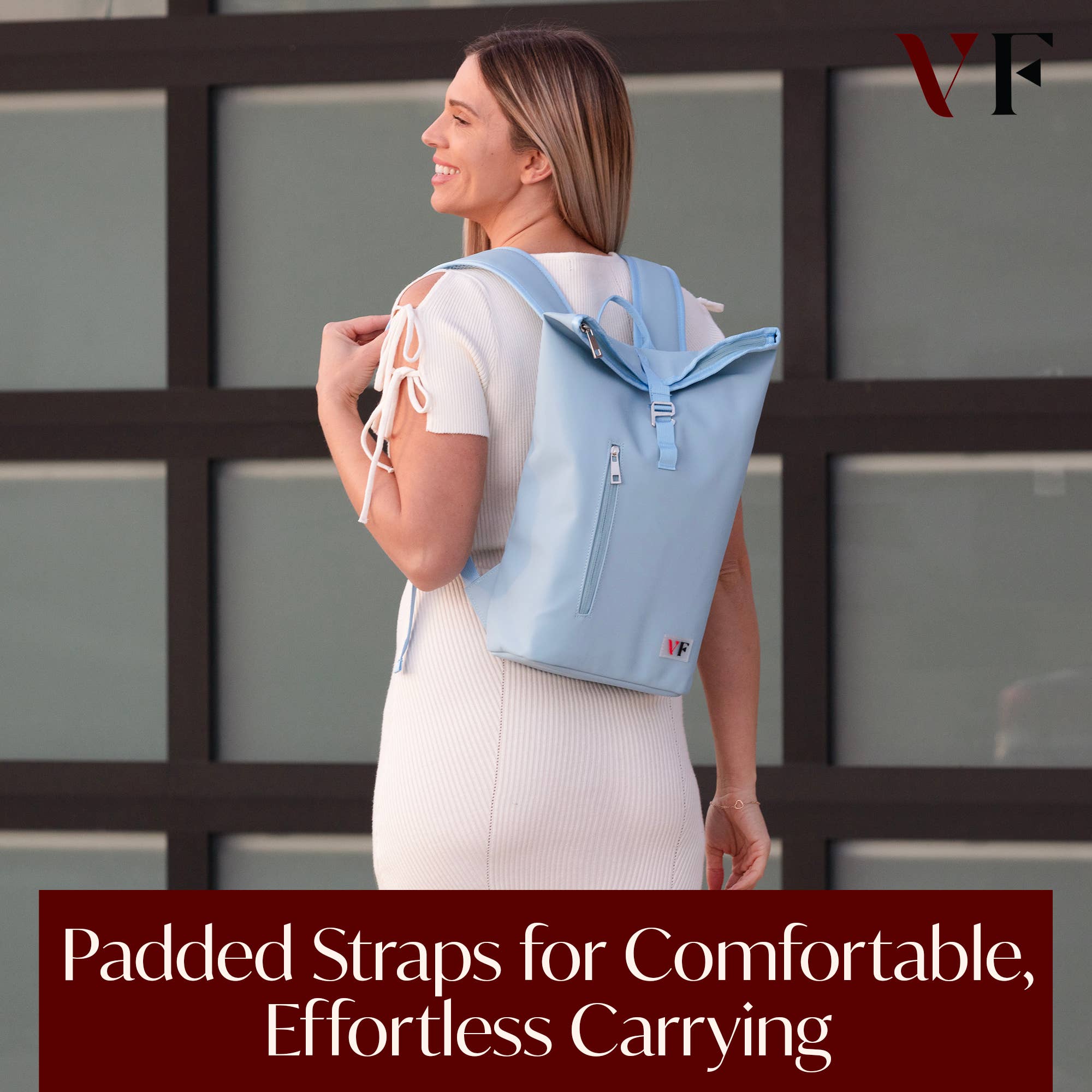 Vin Fresco - Vente Sacs pour bouteilles de vin - Sac à dos à vin à deux bouteilles Vin Fresco avec rabat roulant12