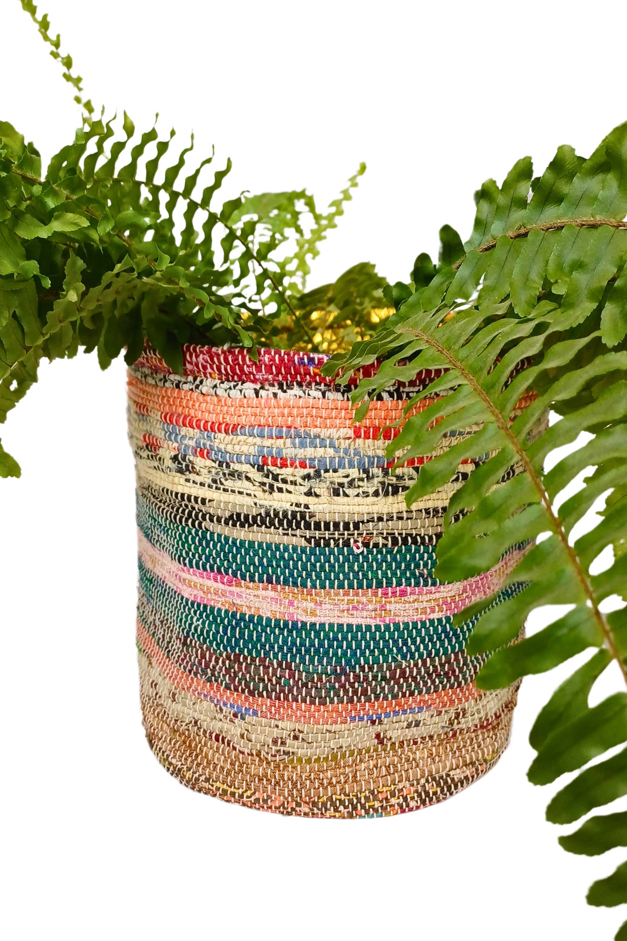 Local Women’s Handicrafts - Wholesale Plant Pot - Upcycled Plant Pot Cover8