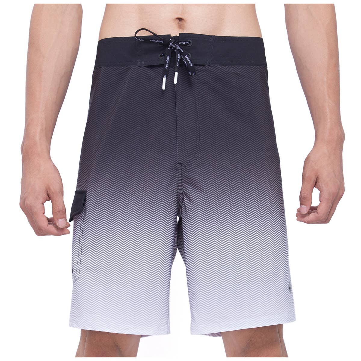 Rokka & Rolla - Wholesale Swim Shorts - Men's - Men's 9" 4-Way Stretch Board Swim Shorts Swimwear2
