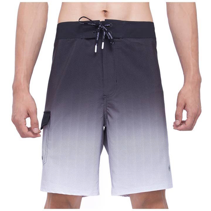 Rokka & Rolla - Wholesale Swim Shorts - Men's - Men's 9" 4-Way Stretch Board Swim Shorts Swimwear2