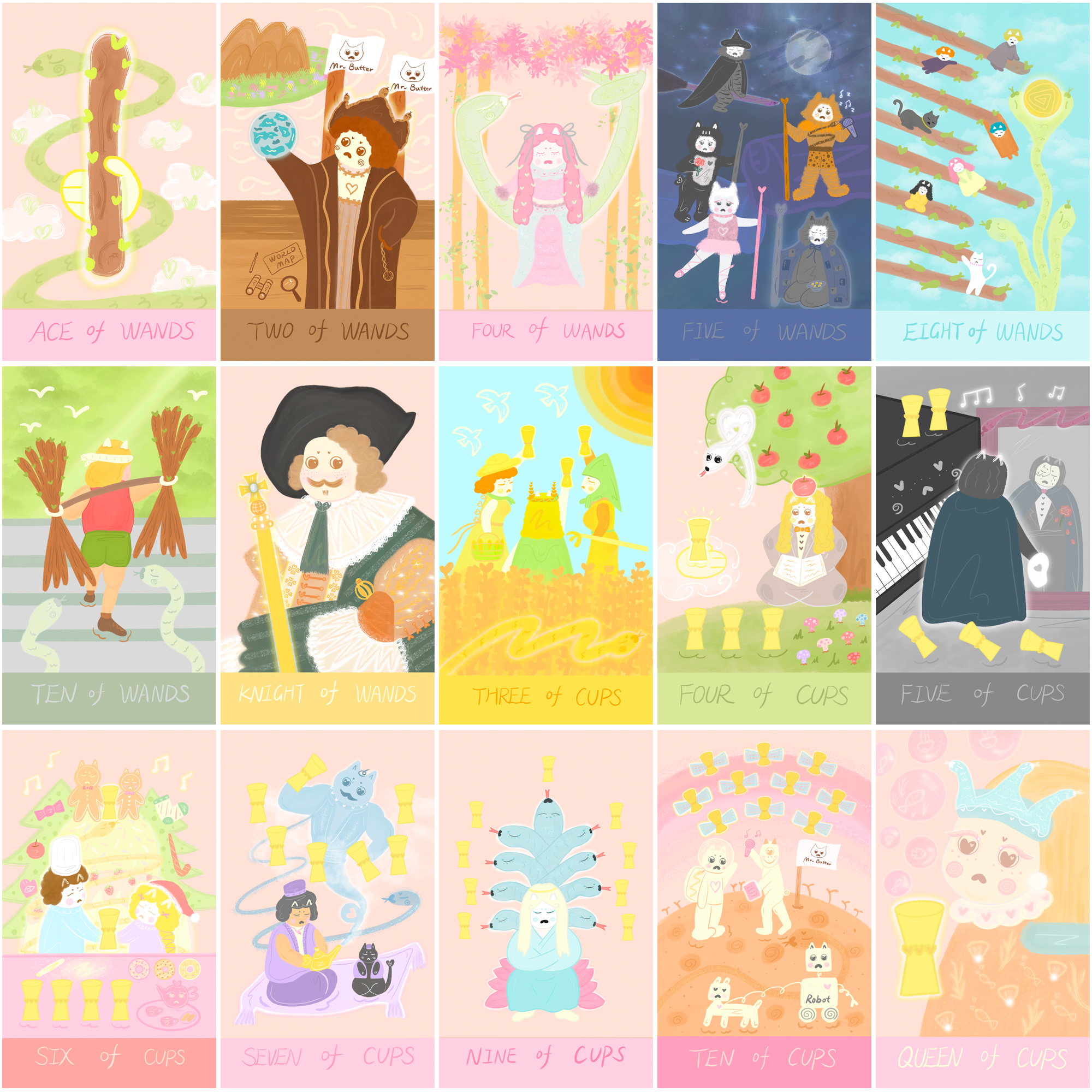 Vermilion Collection - Wholesale Tarot Cards - Mr. Butter Tarot11