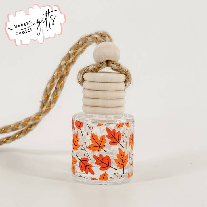 Fall Scented Car Diffusers - Cozy Wrap-Around Designs for wholesale by The Candle Warehouse