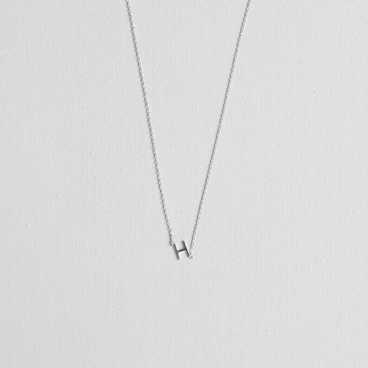 Necklace "H" Silver for wholesale by Michelle McDowell