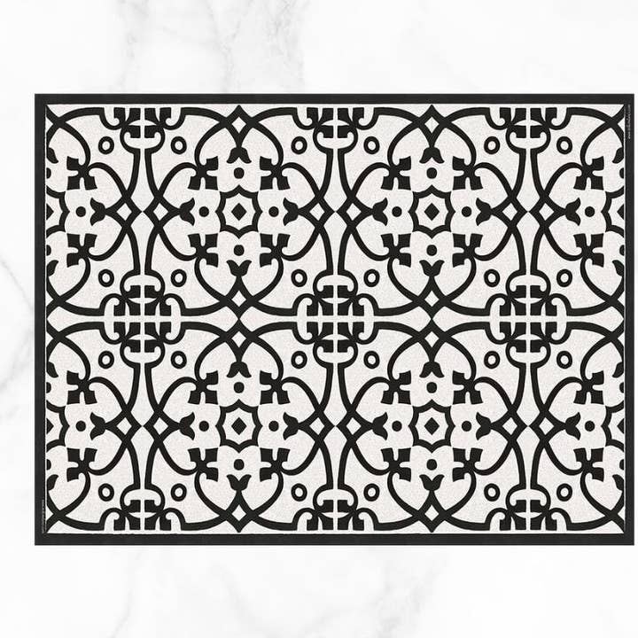 etúHOME - Vendita all'ingrosso Tovagliette - Tovaglietta rettangolare in vinile italiana, 17" x 13" (Liberty L)