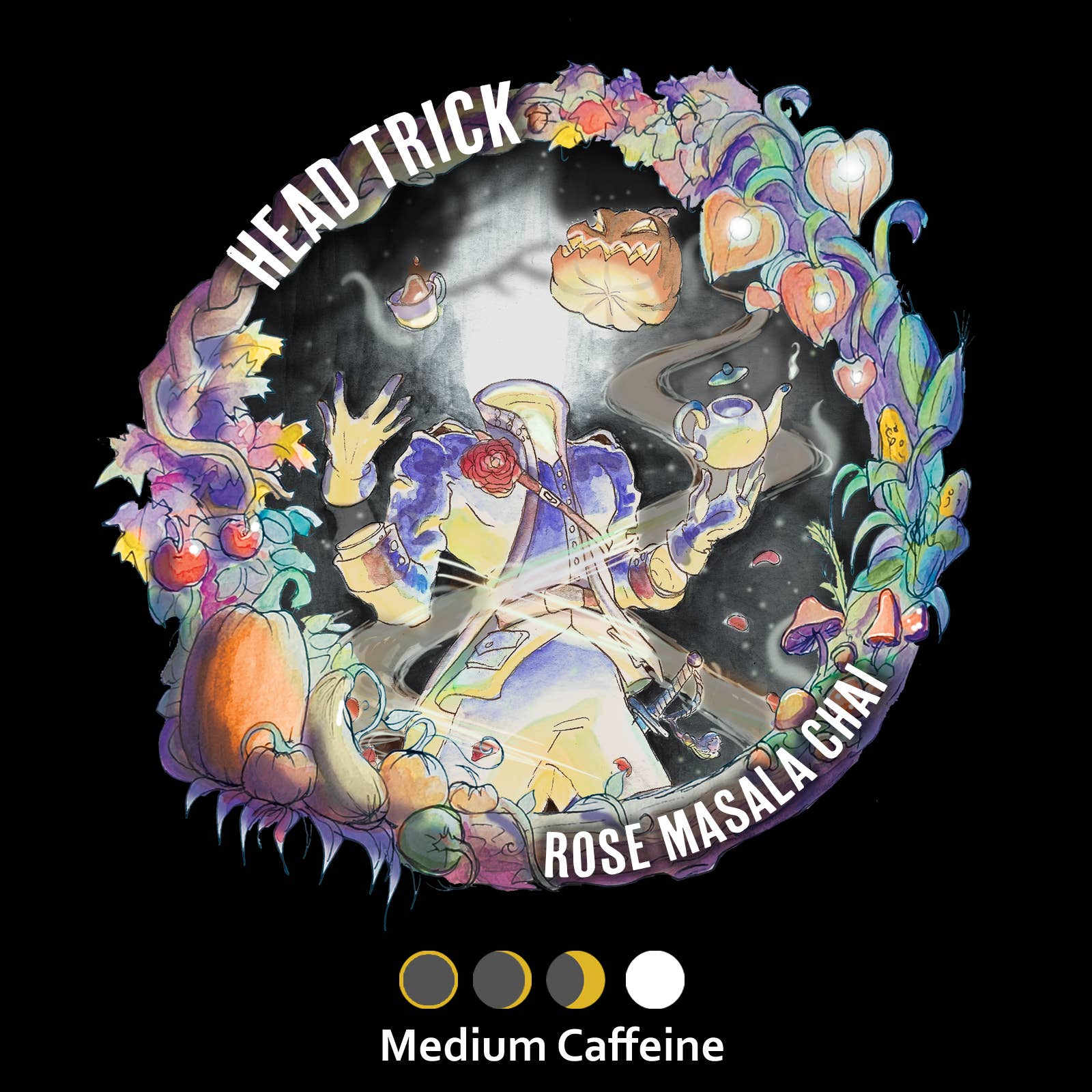 Midnight Tease - Wholesale Loose tea - Head Trick - 2oz Rose Masala Chai3