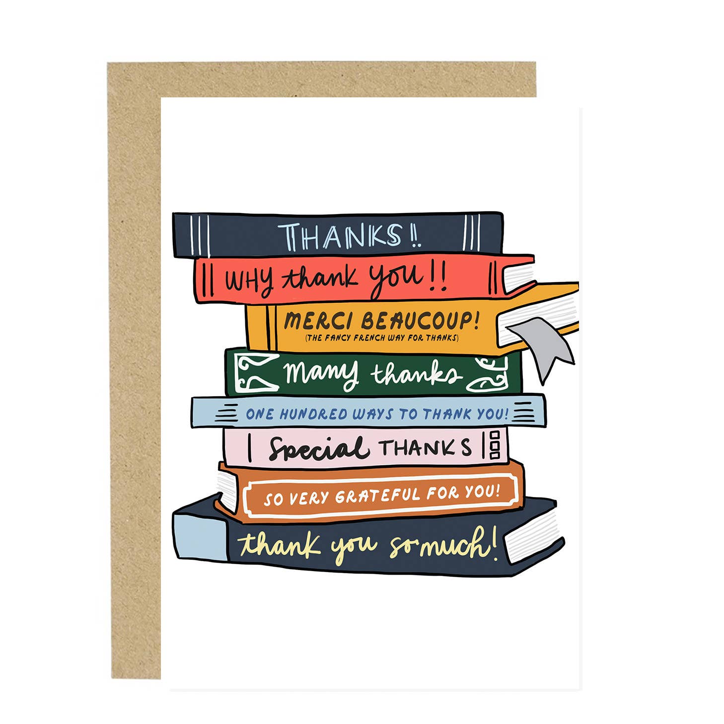 Lee Prints - Wholesale Thank You Card - Book of Thanks0