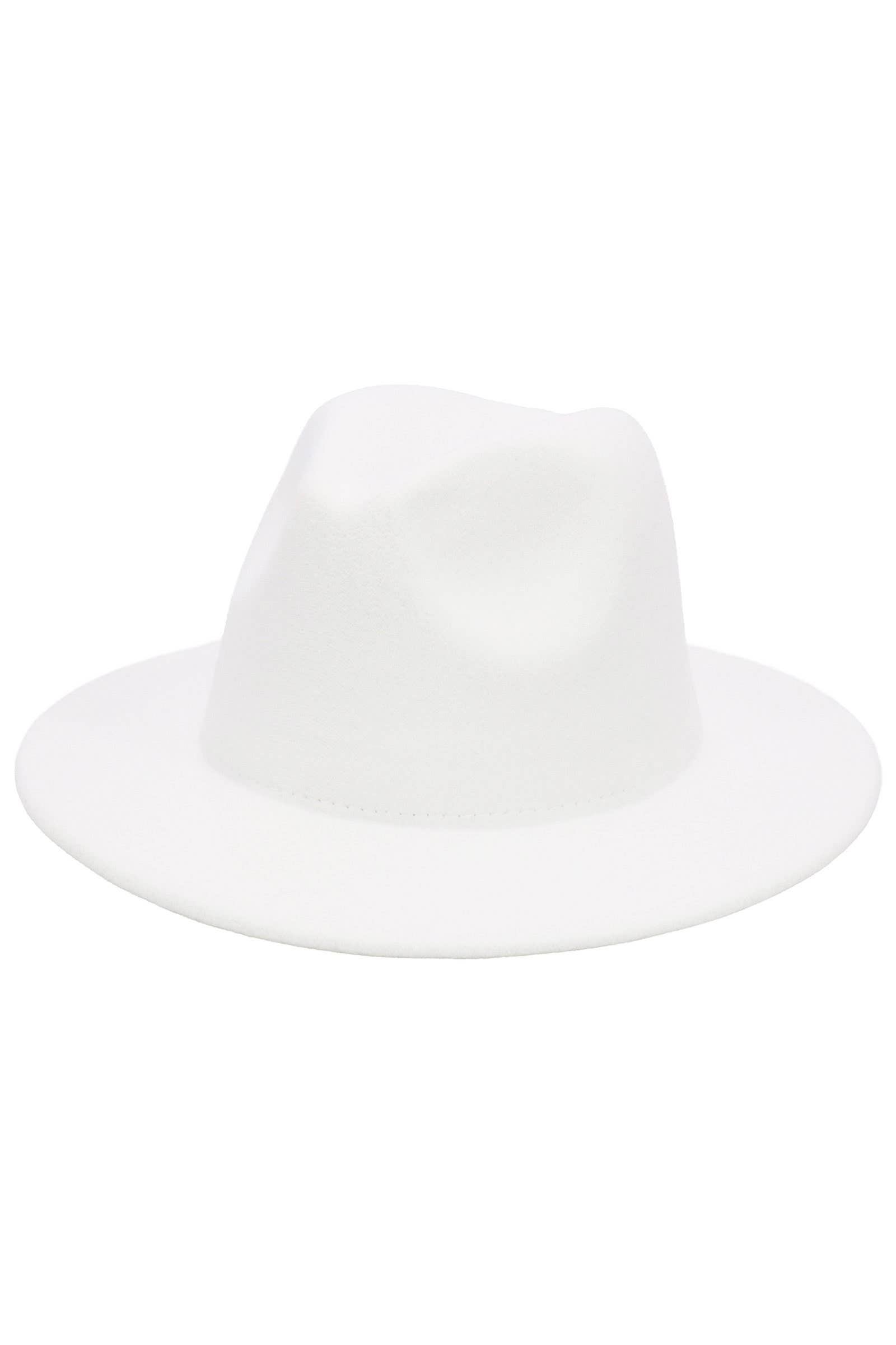 Cap Zone - Wholesale Fedora – Women’s - Solid Plain Standard Brim Felt Rancher Hat19