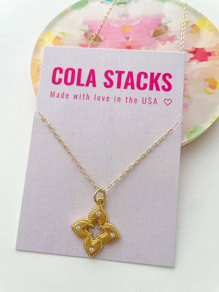 Caroline Necklace for wholesale by Cola Stacks