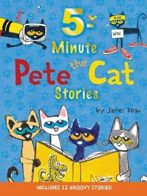 HarperCollins - Wholesale Preschool Book (3-5) - Pete the Cat: 5-Minute Pete the Cat Stories : James Dean0