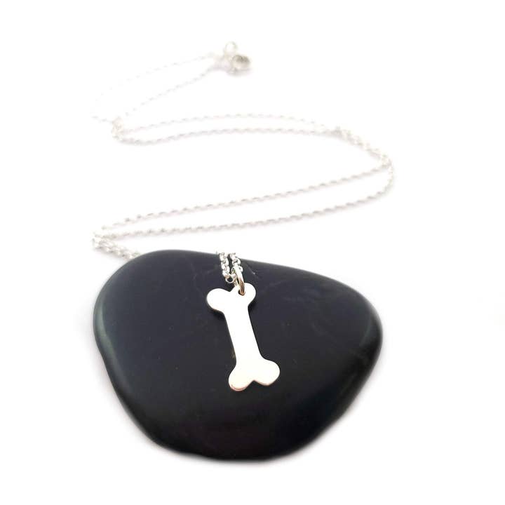 CY Design Studio - Wholesale Pendant/charm necklace - Dog Bone Sterling Silver Necklace