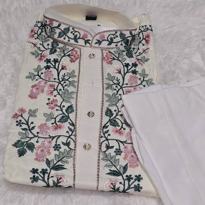 Viscose silk kurta set for wholesale by SwaroopCollections