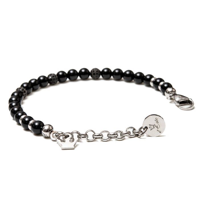 Bracciale Onice Con Zirconi per la vendita all'ingrosso da parte di d'Este