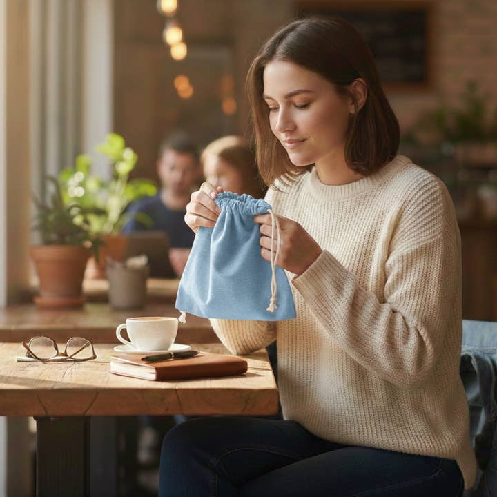 House of Kraft - Wholesale Gift Bag - Canvas Coloured Drawstring Pouch | Gift Bags | Canvas Bags17