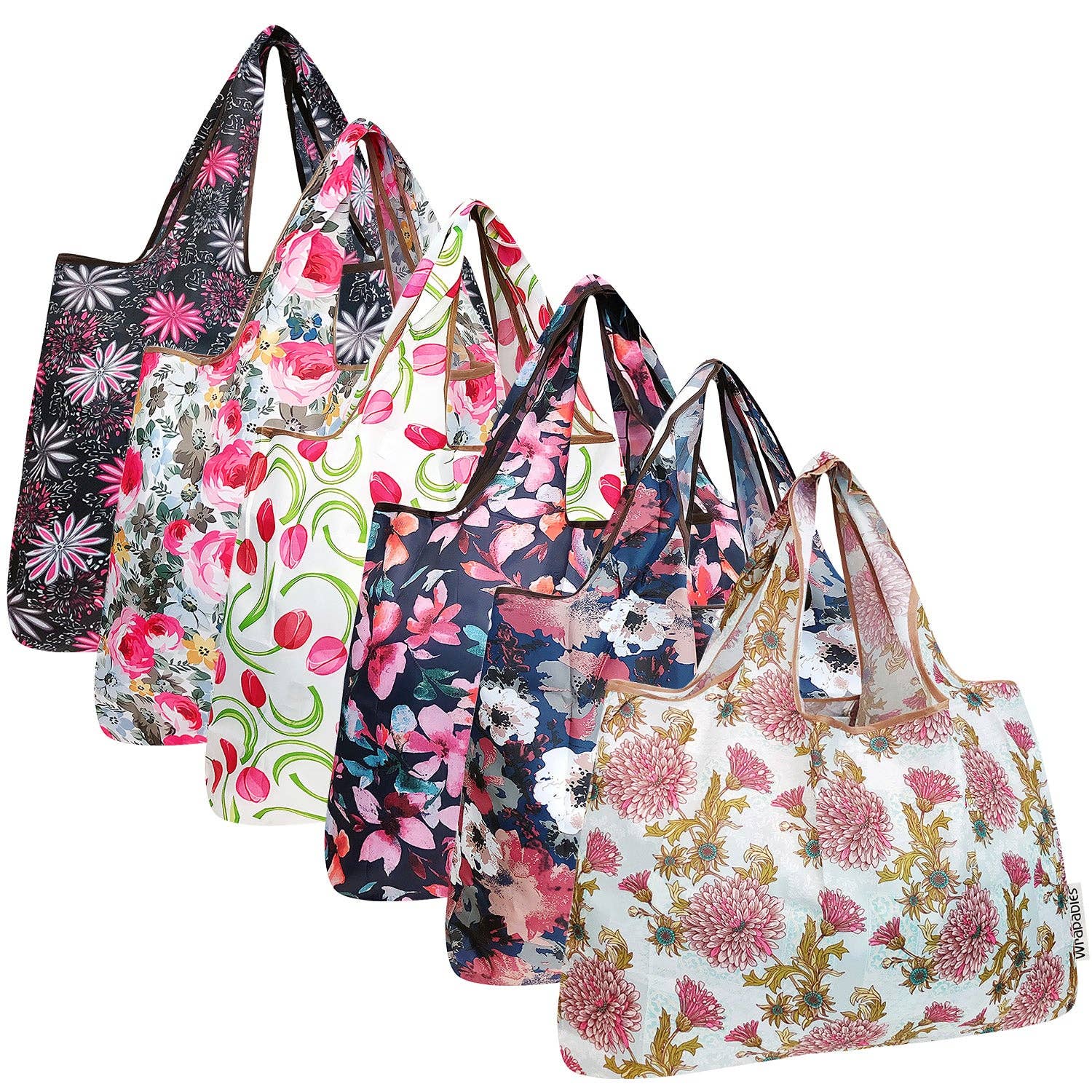 Wrapables.com - Vente Sacs de course/à provisions - Sacs à provisions réutilisables en nylon pliables de grande taille Wrapables, lot de 683