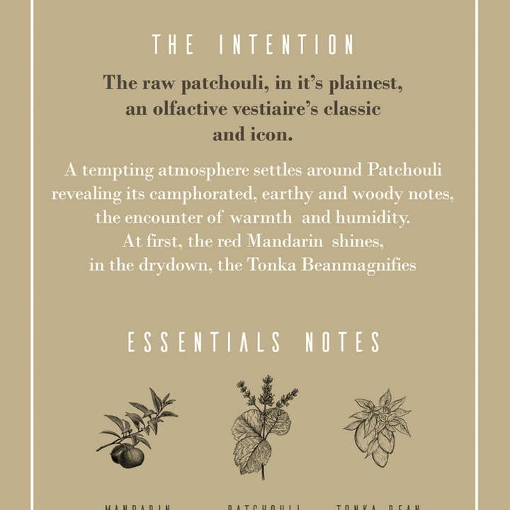 Les Parfums D'Uzège - Wholesale Perfume/Eau de Toilette - Patchouli collection 16