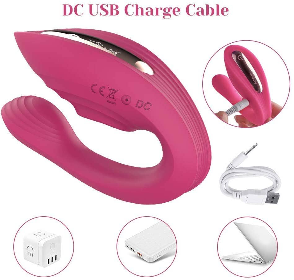 Tracy’s Dog - Wholesale Sex Toy - Tracy's Dog Nina Vibe Couple Vibrator Rose Red4