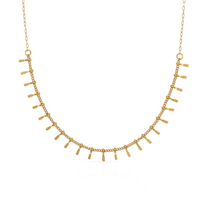 Gold Cyrus Necklace for wholesale on Faire