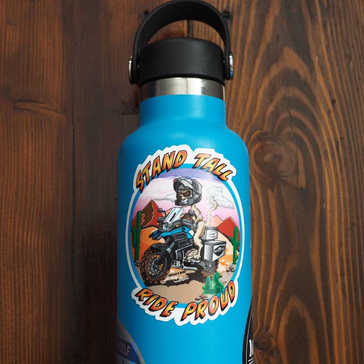 Sentinel Supply - Wholesale Sticker - Meerkat Moto Desert Art Stickers for ADV Motorcycles5