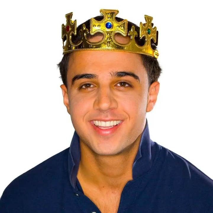 Guld Jeweled Crown for engroshandel hos Party Expo, LLC