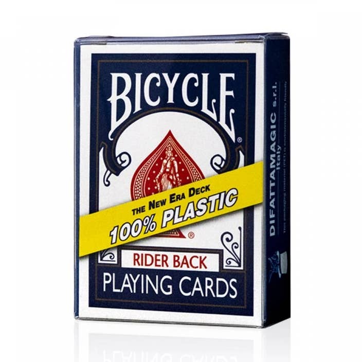 Cardshouse - Vente Jeu de cartes - Cartes à jouer en plastique Bicycle Rider Back (bleu)0