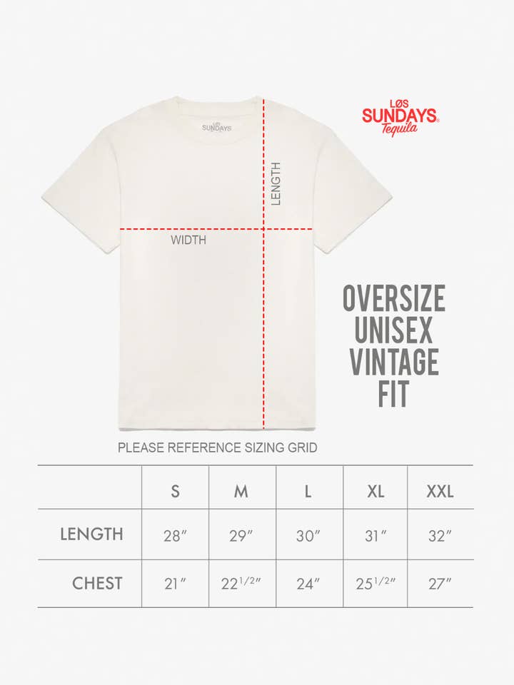 Los Sundays Tequila - Wholesale Screen Printed T-Shirt - Unisex - The Kills Two - Blanc White2