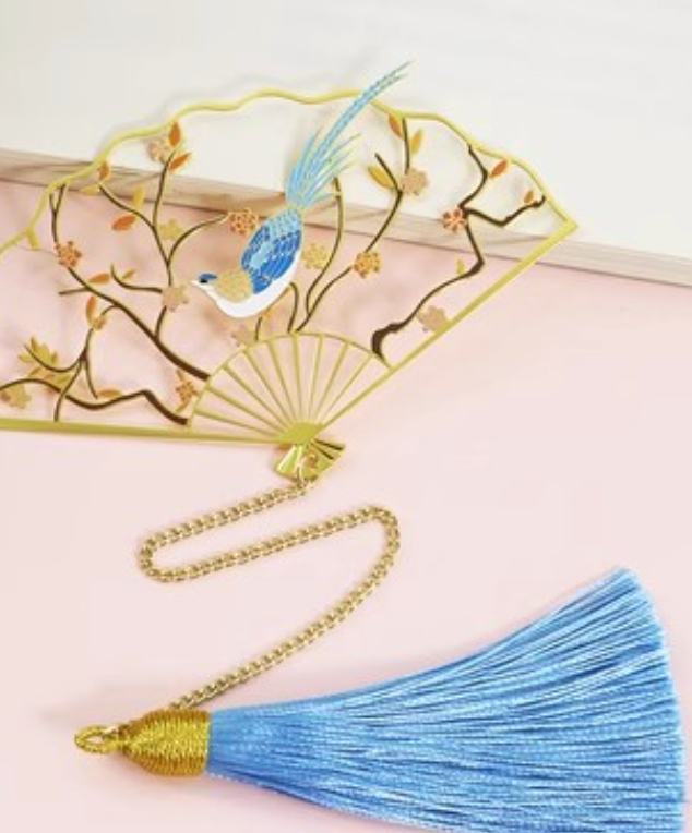 Bright MacMing - Wholesale Bookmark - Blue Blessing Bird Bookmark0