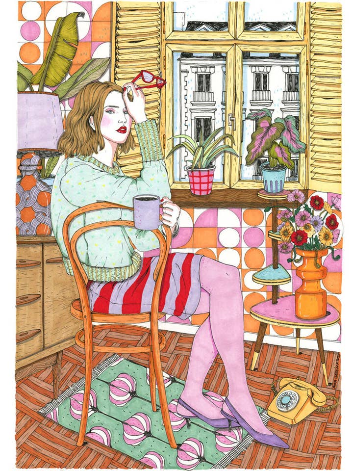 Me Time - Arte Print por atacado de ANA JAREN STUDIO